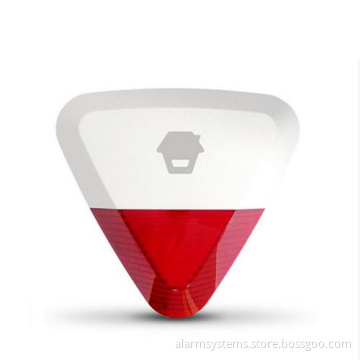 Special home security alarm system sensors long range transmission 105dB Wireless Outdoor Strobe Siren